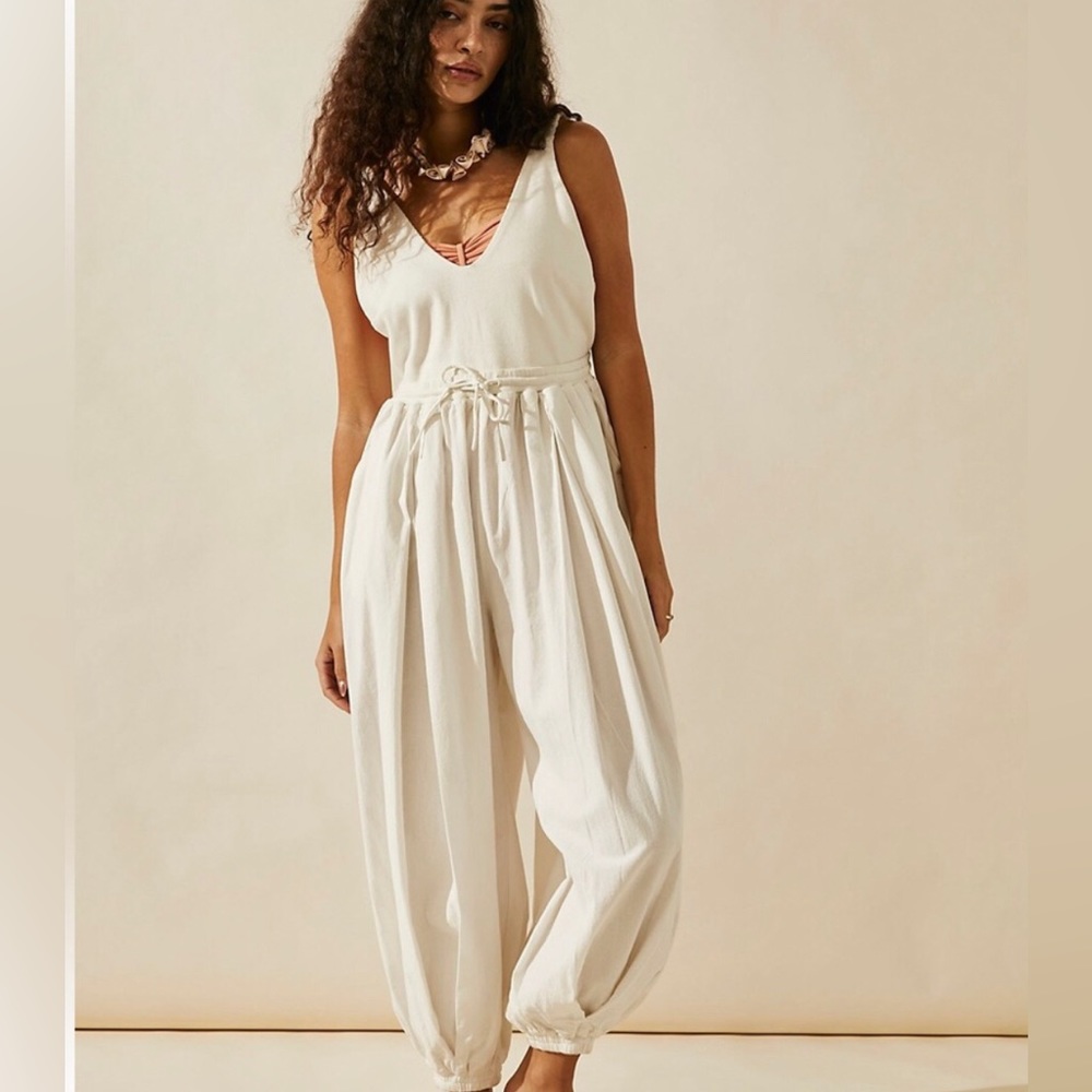 Free People Free-est FP Beach Zon Jumpsuit Dress Endless Summer Ribbed M